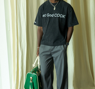 "LET GOD COOK" HEAVY TEE