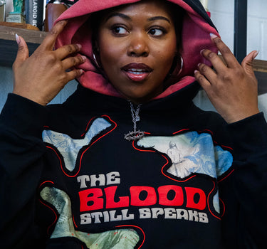 "THE BLOOD"  DOUBLE HOOD