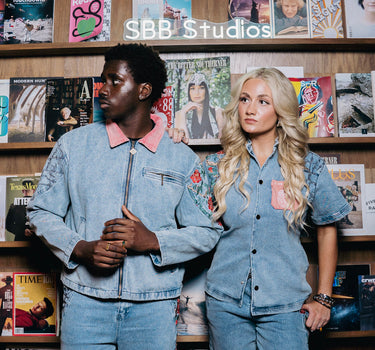 ROSES & THORNS DENIM JACKET