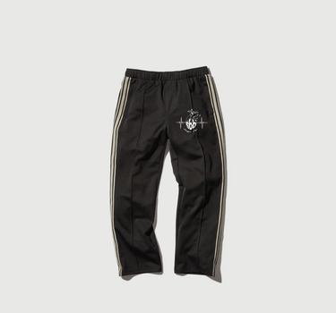 "IMAGO DEI"  BLACK TRACK PANTS