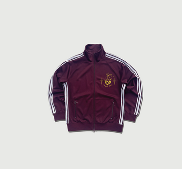 "IMAGO DEI" MAROON TRACK JACKET